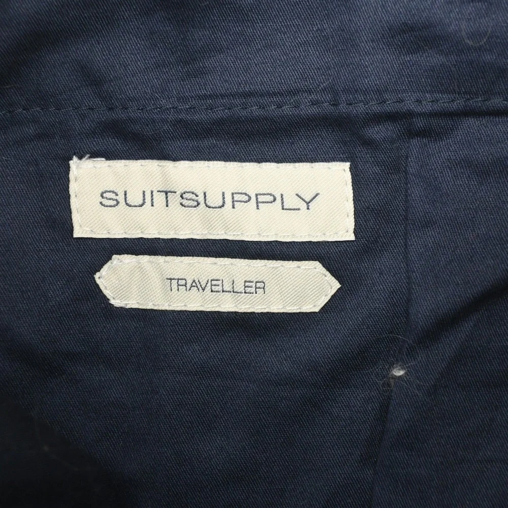 Suitsupply 40R 30x30 Navy Cerruti iTravel Havana Unstructured Summerweight Suit
